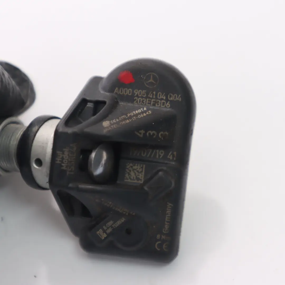 Sensore pressione pneumatici anteriore posteriore sinistra destra per Mercedes C118 con numero di parte A0009054104 Mercedes C118 Sensore pressione pneumatici anteriore posteriore sinistra destra - SKU A0009054104-1 - Numero di parte A0009054104