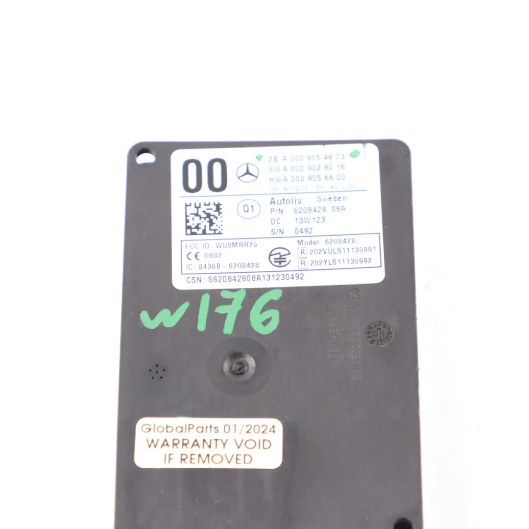  Radar Sensor Mercedes W166 W176 W246 Front Control Unit Module - SKU A0009054603 - Part number A0009054603