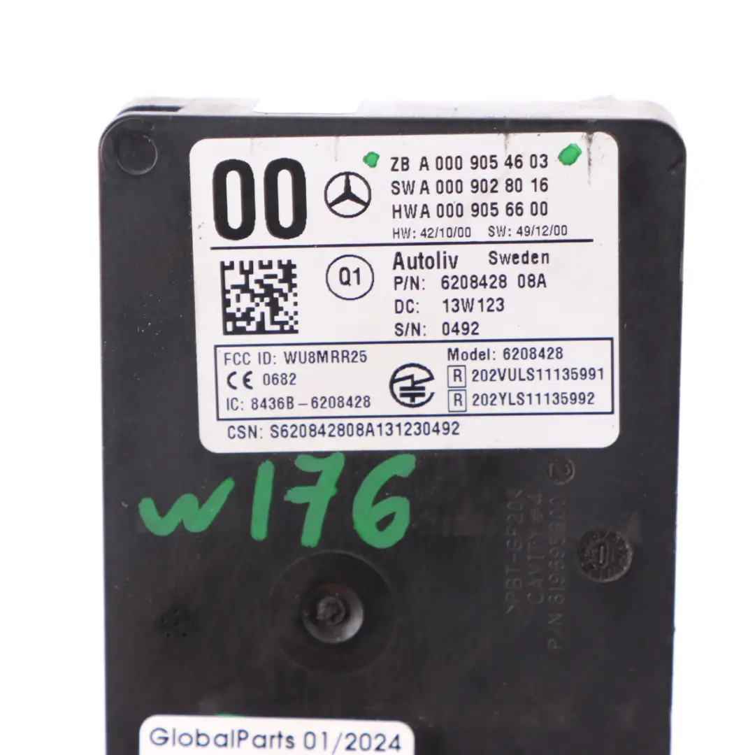 Capteur Radar Avant Module Unité pour Mercedes W166 W176 W246 à propos du numéro de pièce A0009054603 Mercedes W166 W176 W246 Capteur Radar Avant Module Unité - SKU A0009054603 - Numéro de pièce A0009054603