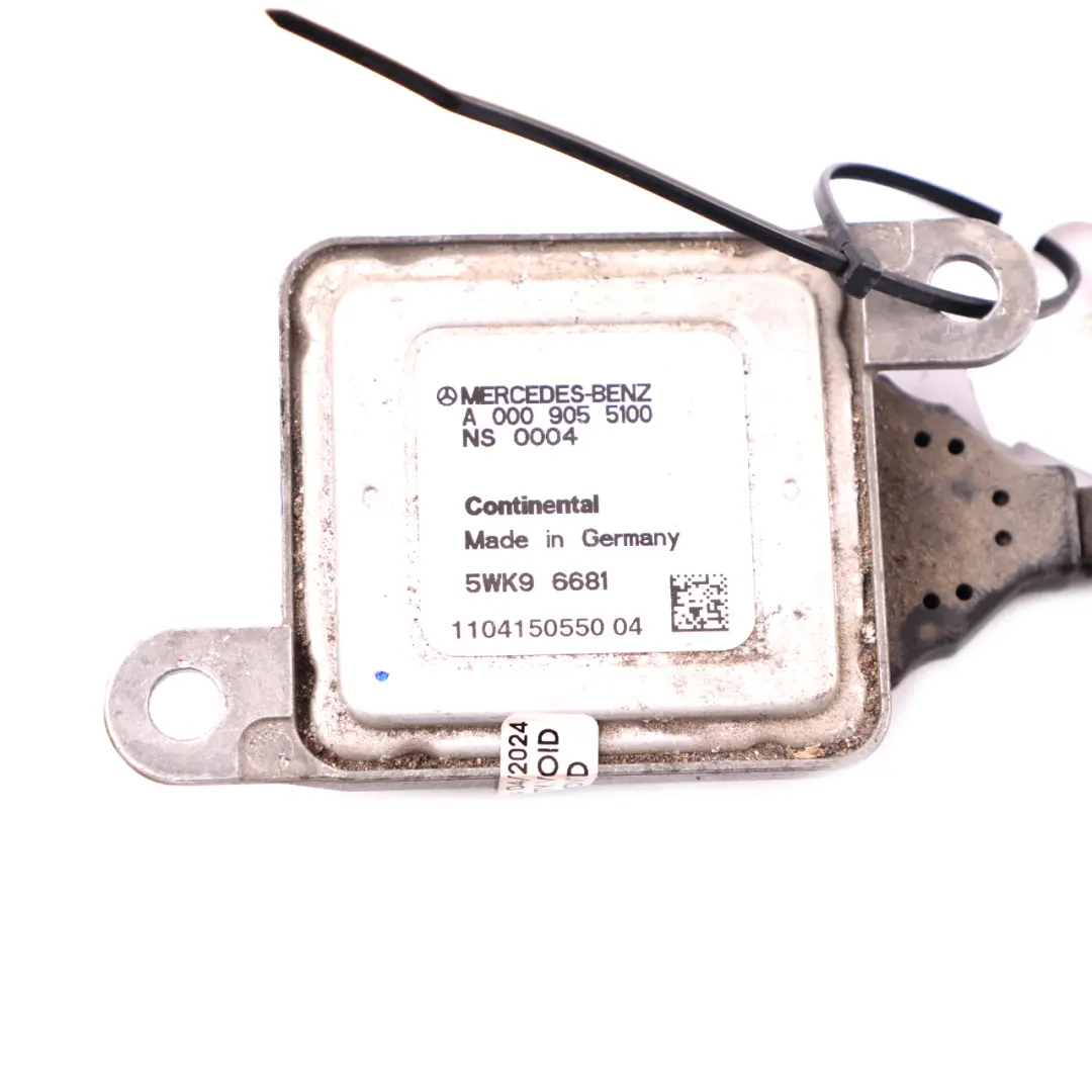 Mercedes W204 W212 C207 A207 C218 Sensor NOX 5WK96681 A0009050008 - SKU A0009055100 - Número de pieza A0009055100