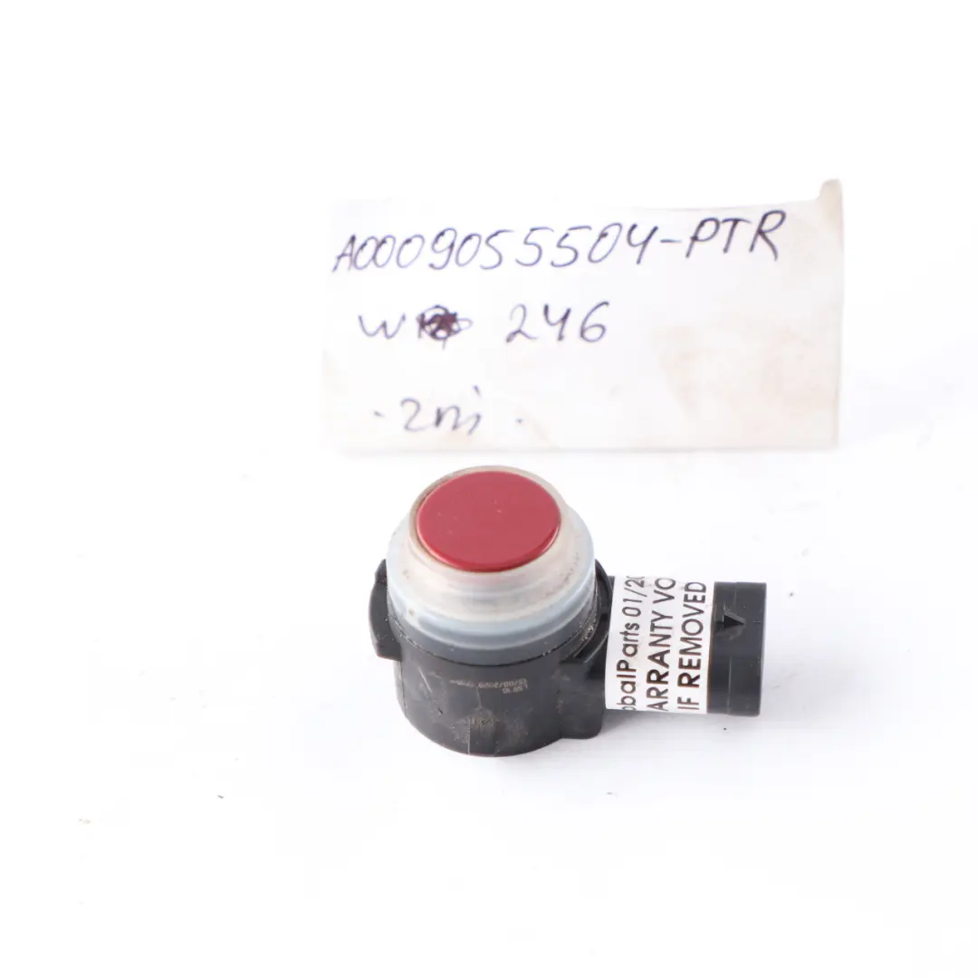 Mercedes W246 Front Parking PDC Distance Sensor Patagonia Red - 993 - SKU A0009055504-PTR - Part number A0009055504