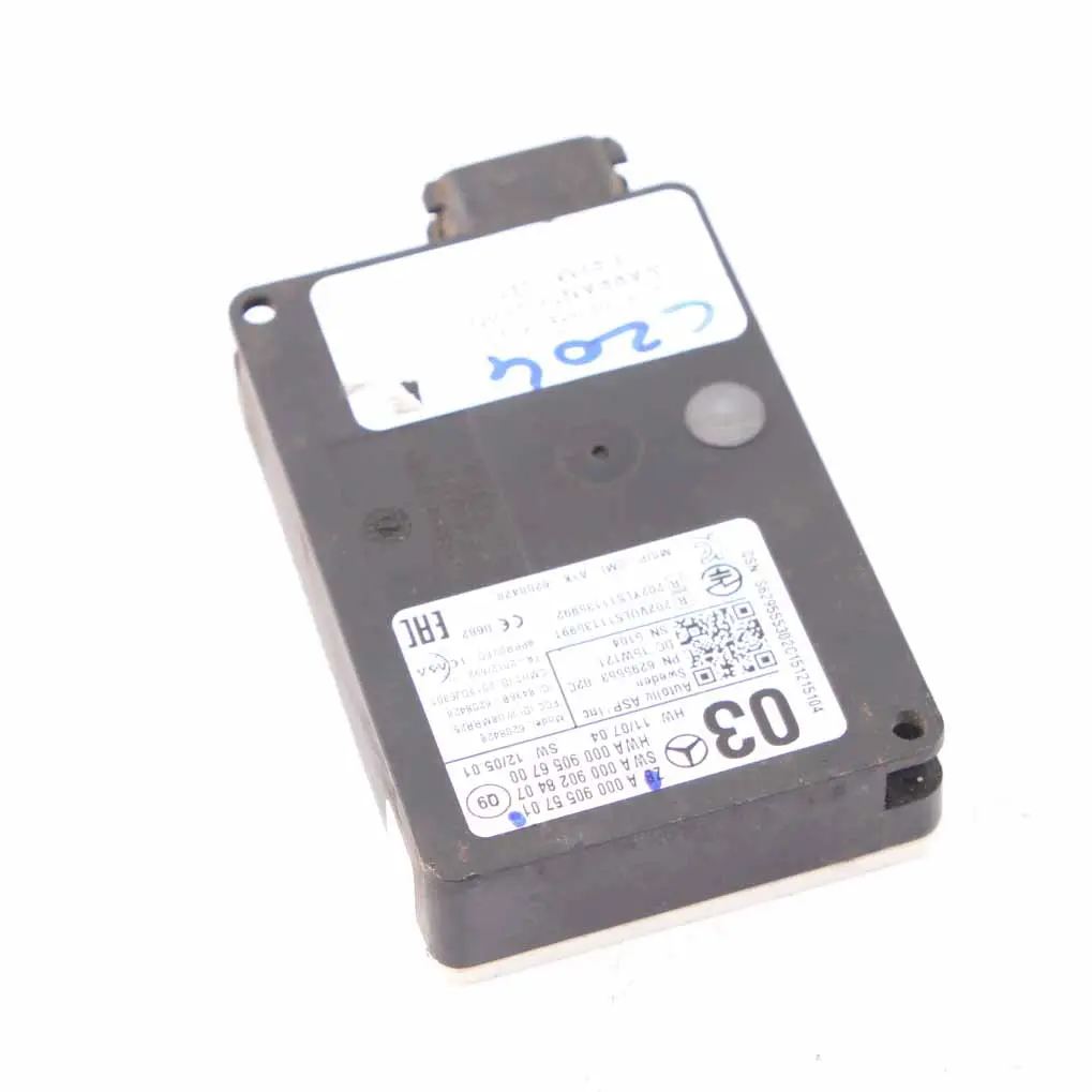 Distance Radar Module Mercedes W204 C218 Front Distronic Unit to with Part number A0009055701 Distance Radar Module Mercedes W204 C218 Front Distronic Unit - SKU A0009055701 - Part number A0009055701