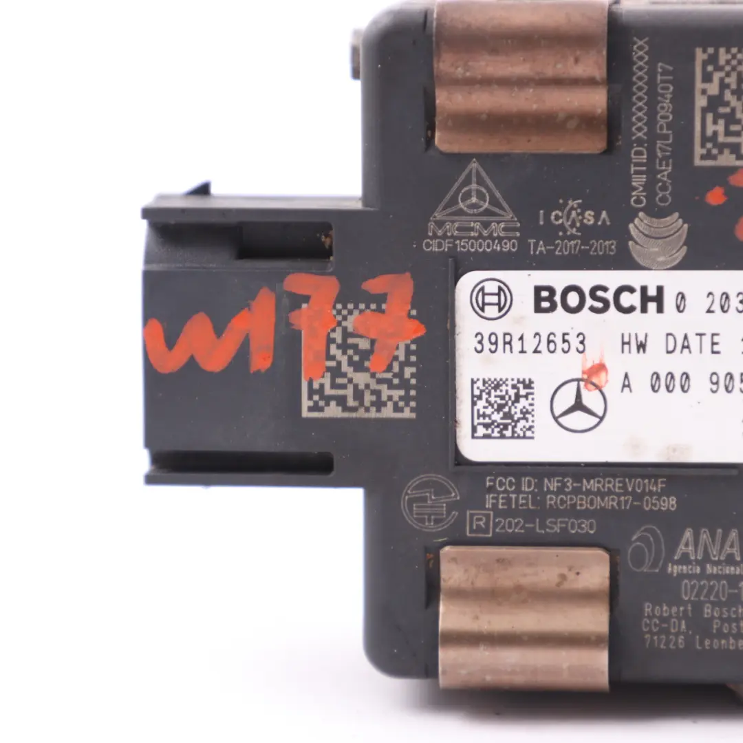 Radar Sensor Mercedes W177 W205 W247 Front Distronic Module Unit to with Part number A0009057011 Radar Sensor Mercedes W177 W205 W247 Front Distronic Module Unit - SKU A0009057011 - Part number A0009057011