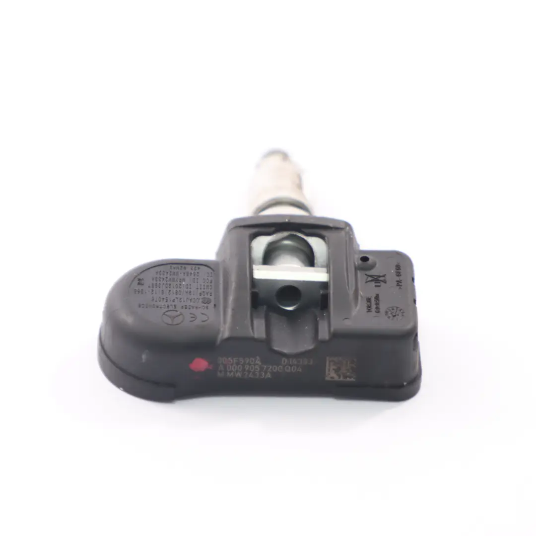 TPMS Sensor Tire Pressure Monitor Sensor Front Rear to Mercedes W204 with Part number A0009057200 Mercedes W204 TPMS Sensor Tire Pressure Monitor Sensor Front Rear - SKU A0009057200 - Part number A0009057200