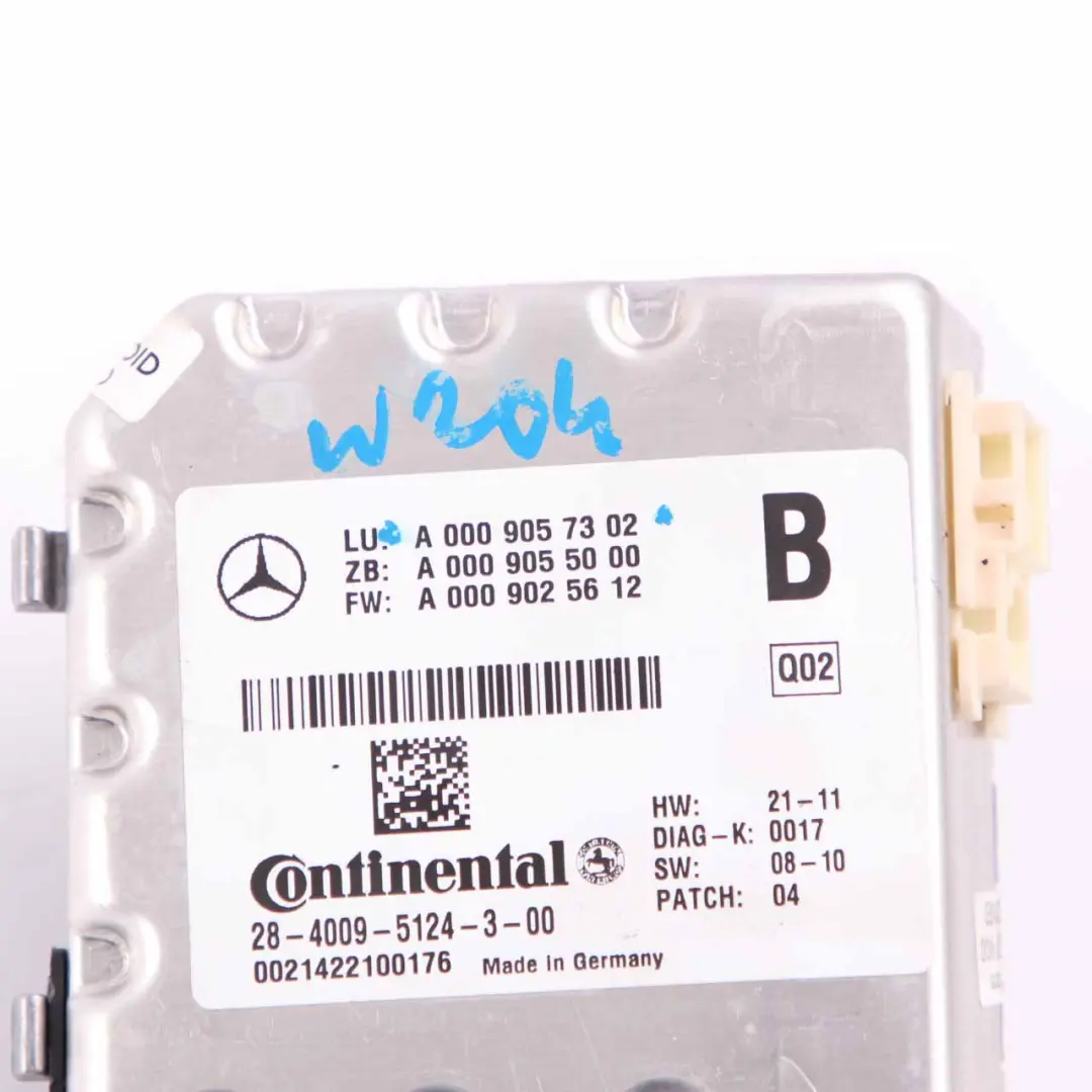  Windscreen Camera Mercedes W204 W212 Front Windshield Camera Unit - SKU A0009057302 - Part number A0009057302