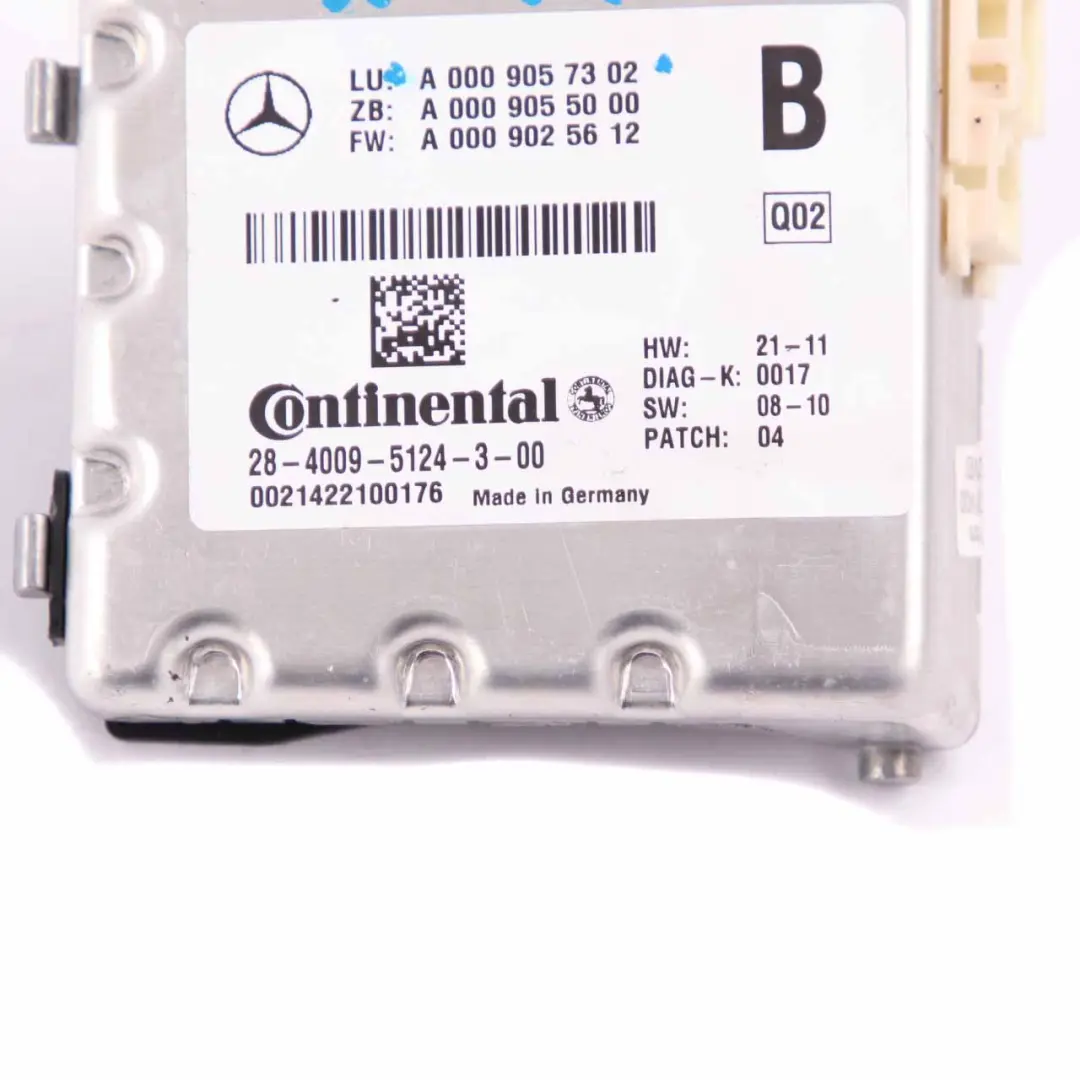  Windscreen Camera Mercedes W204 W212 Front Windshield Camera Unit - SKU A0009057302 - Part number A0009057302