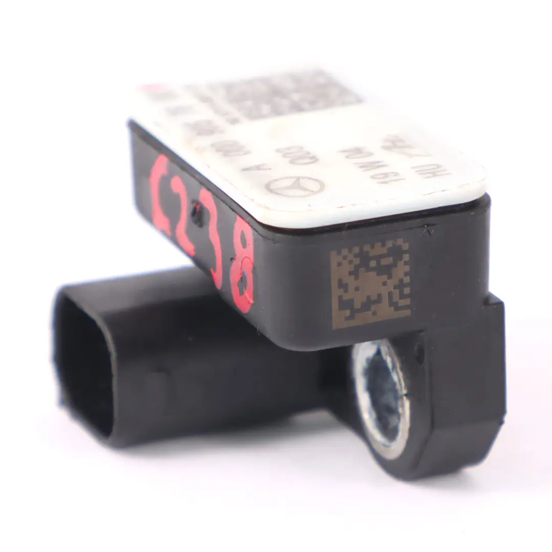 Crash Sensor Mercedes C238 W177 W205 W247 Rear Acceleration Sensor to with Part number A0009057600 Crash Sensor Mercedes C238 W177 W205 W247 Rear Acceleration Sensor - SKU A0009057600 - Part number A0009057600
