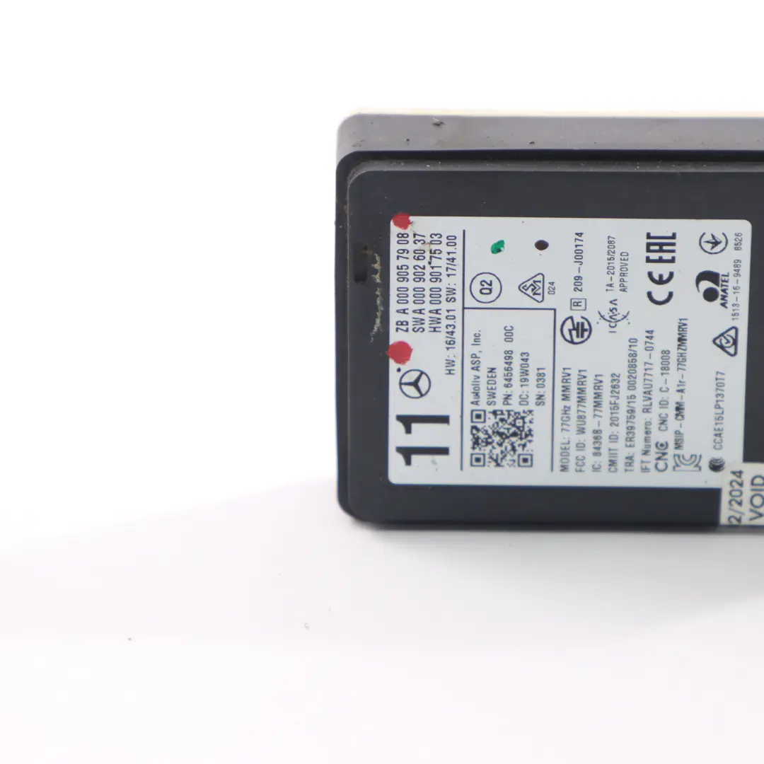 Mercedes C238 Radar Czujnik Sensor Zderzaka Tył Lewy Prawy - SKU A0009057908 - Numer Części A0009057908