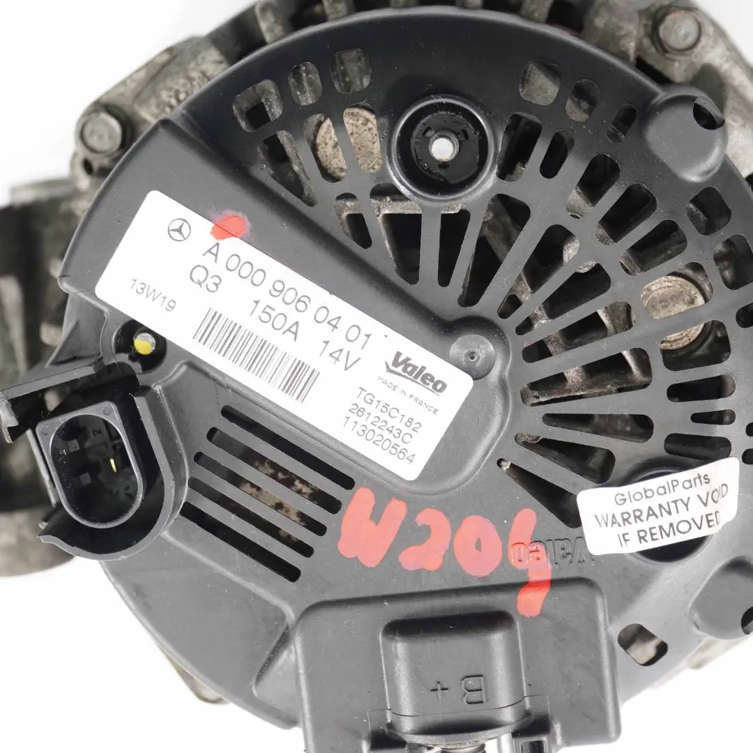 Alternator Generator Mercedes W204 W207 OM651 14V 150A Engine Start/Stop  - SKU A0009060401 - Part number A0009060401