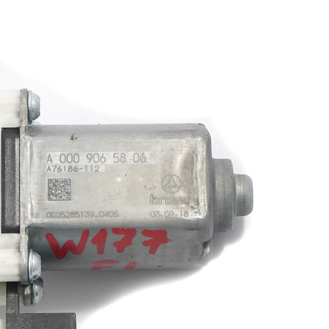 Door Window Lifter Motor Motor Actuator Front Left N/S to Mercedes W177 with Part number A0009065806 Mercedes W177 Door Window Lifter Motor Motor Actuator Front Left N/S - SKU A0009065806 - Part number A0009065806