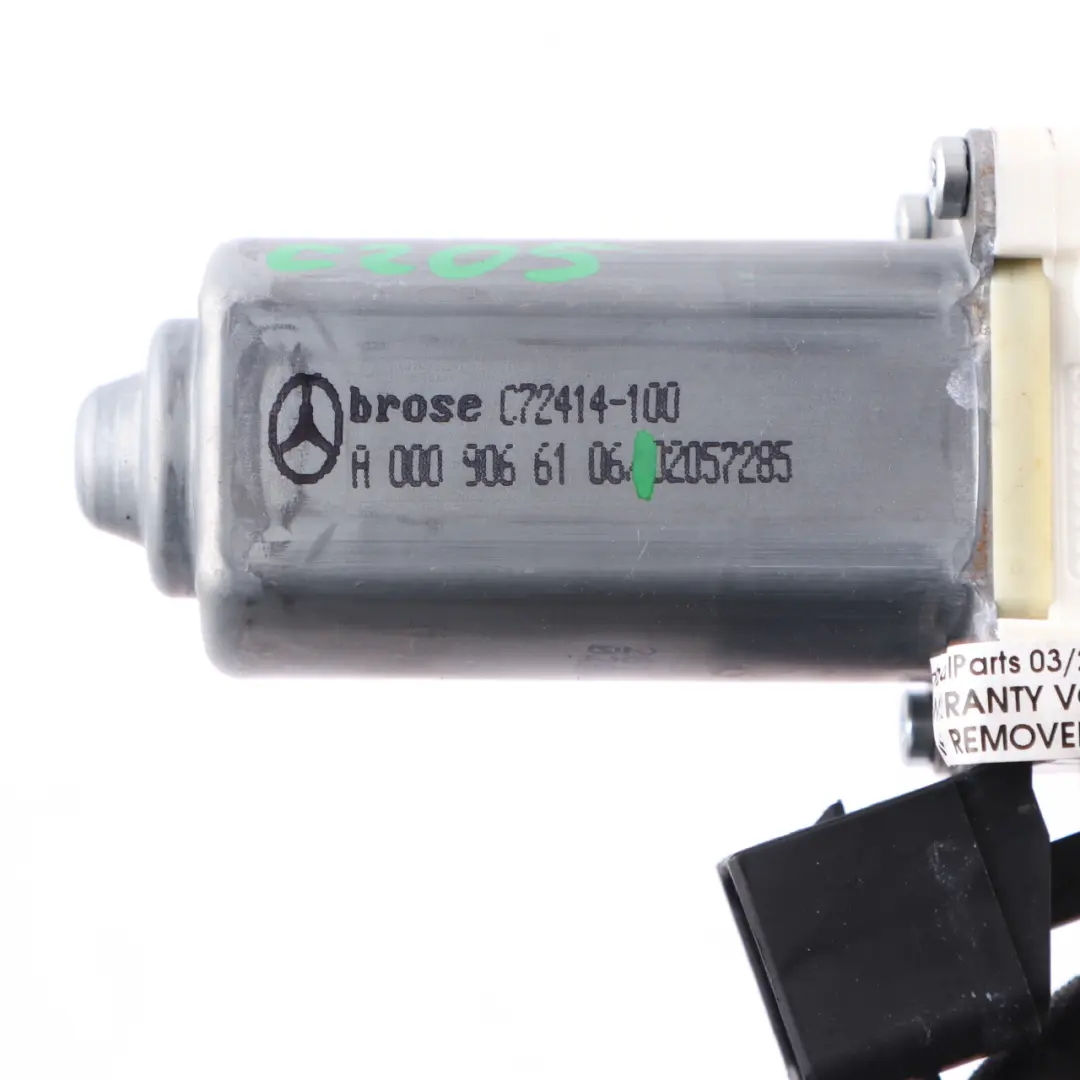 Motor Mercedes C205 Vordertüren Links Fensterheber Getriebe Motor - SKU A0009066106 - Teilenummer A0009066106