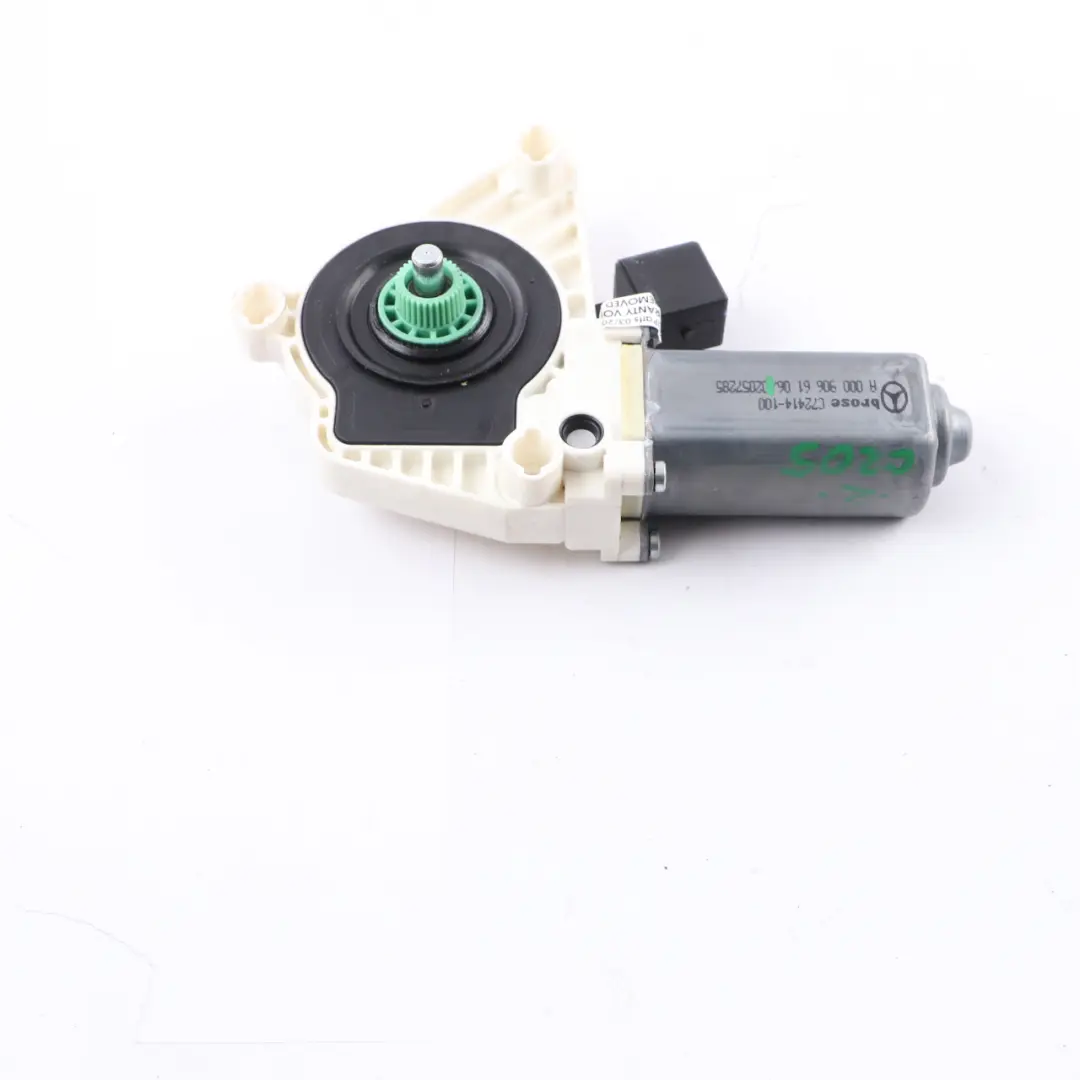 Motor Mercedes C205 Front Doors Left N/S Window lifter Gear Motor to with Part number A0009066106 Motor Mercedes C205 Front Doors Left N/S Window lifter Gear Motor - SKU A0009066106 - Part number A0009066106