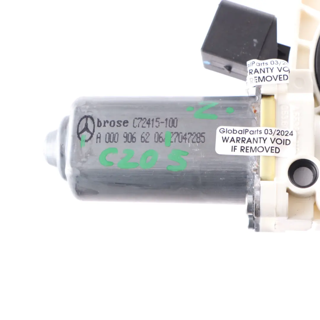  Motore Mercedes C205 Porte Anteriori Destra Alzacristalli Motore Ingranaggio - SKU A0009066206 - Numero di parte A0009066206