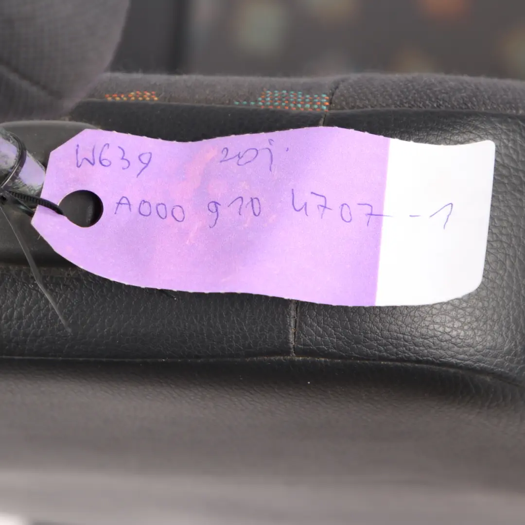 Front Right O/S Seat Cloth Fabric Mateo Anthracite to Mercedes Vito W639 with Part number A0009104707 Mercedes Vito W639 Front Right O/S Seat Cloth Fabric Mateo Anthracite - SKU A0009104707-1 - Part number A0009104707