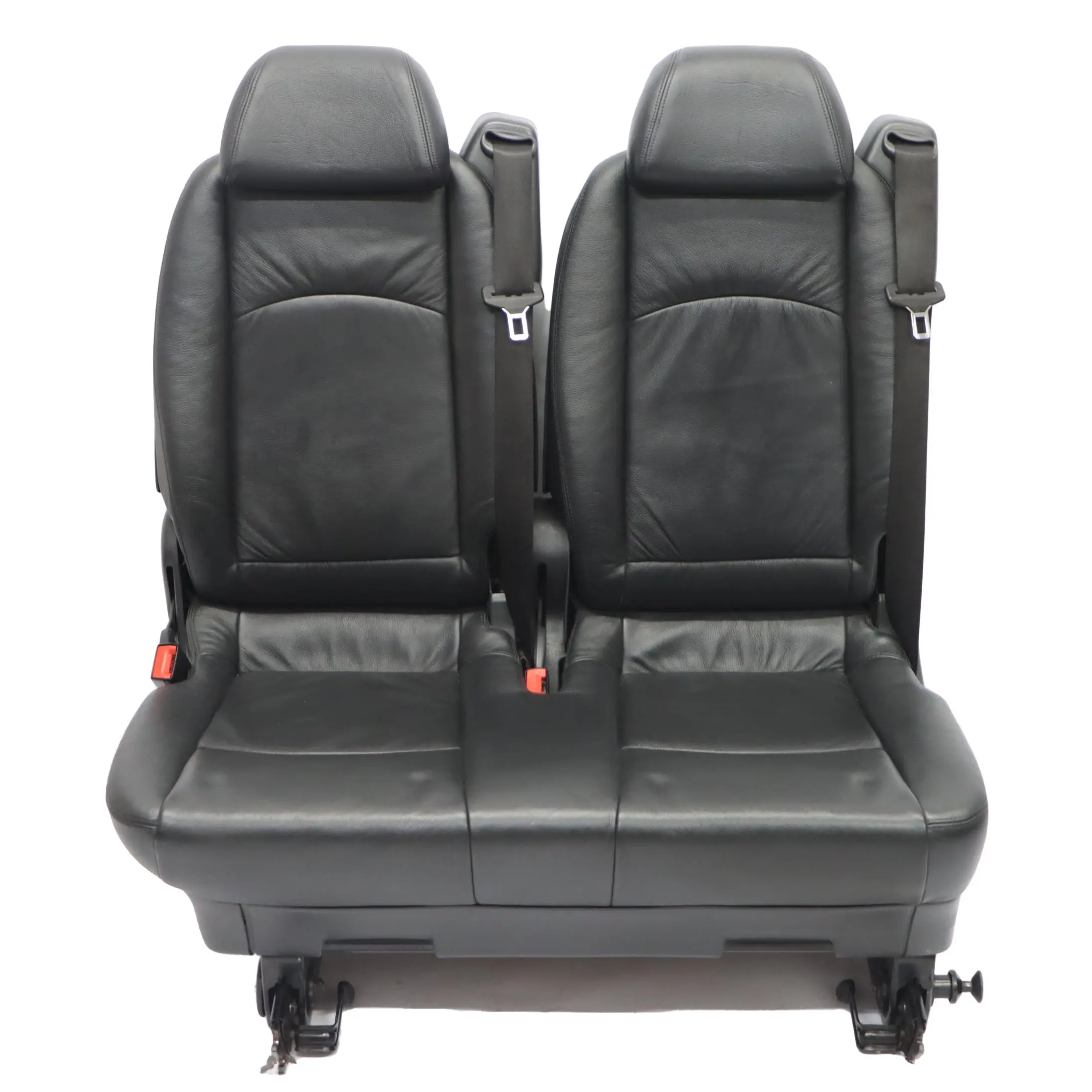 Asiento Trasero Mercedes W639 Viano Doble Derecha Primera Fila Cuero Negro