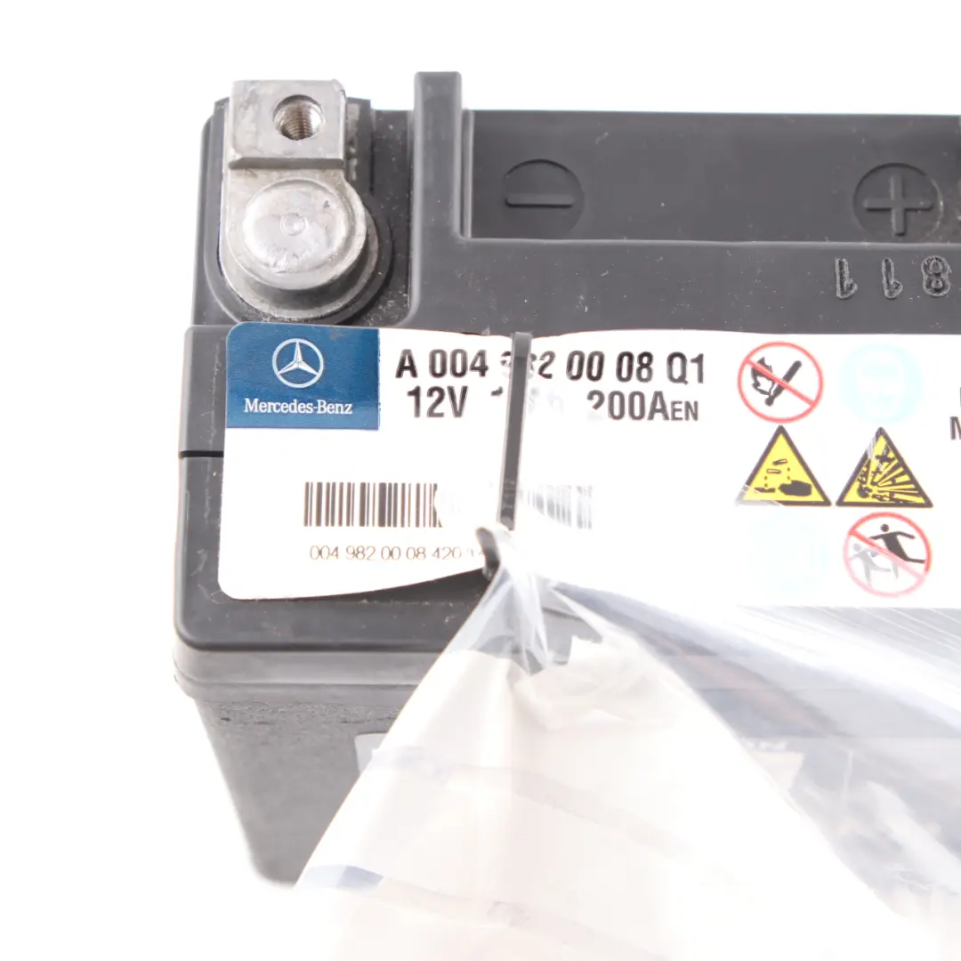 Mercedes Sprinter W906 100Ah Auxiliary Additional Generator Battery - SKU A0009820008 - Part number A0009820008