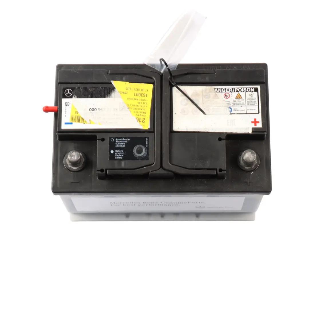 Accumulator Battery 74Ah 680A to Mercedes 12V with Part number A0009823108 Mercedes 12V Accumulator Battery 74Ah 680A - SKU A0009823108 - Part number A0009823108