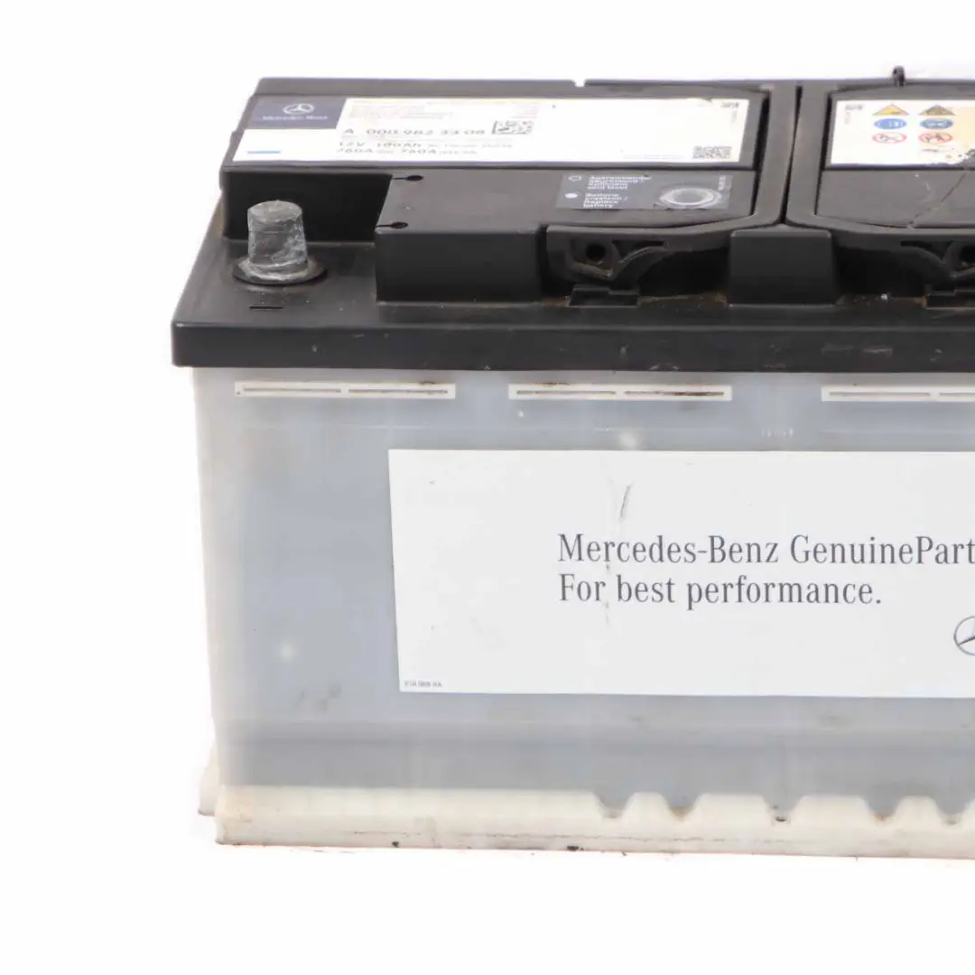 Mercedes 12V Accumulator Battery 100Ah 760A - SKU A0009823308 - Part number A0009823308