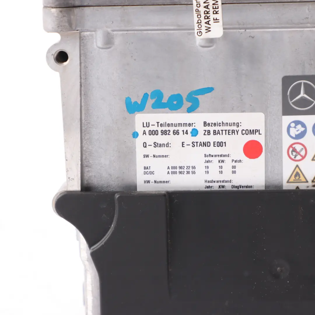 Starter Module 48v 20Ah BT0012 to Mercedes W205 Hybrid Battery with Part number A0009826614 Mercedes W205 Hybrid Battery Starter Module 48v 20Ah BT0012 - SKU A0009826614 - Part number A0009826614