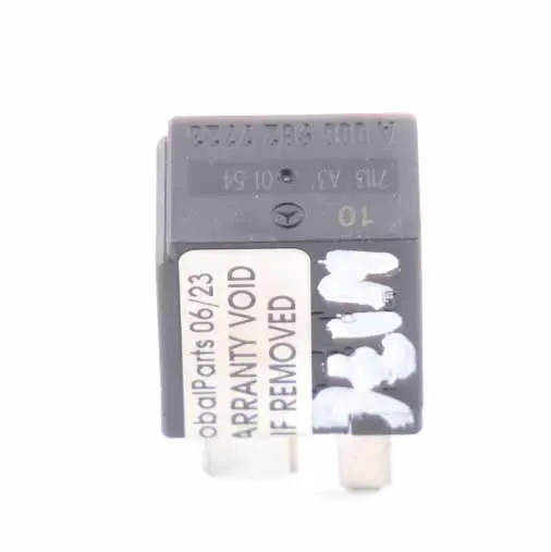 Fuse Relay Mercedes W176 W204 W246 4-Pin Unit Black Hella to with Part number A0009827723 Fuse Relay Mercedes W176 W204 W246 4-Pin Unit Black Hella - SKU A0009827723 - Part number A0009827723