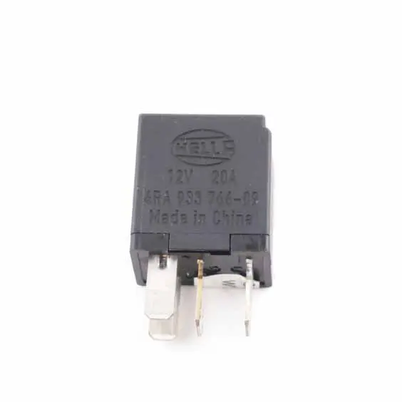  Fuse Relay Mercedes W176 W204 W246 4-Pin Unit Black Hella - SKU A0009827723 - Part number A0009827723