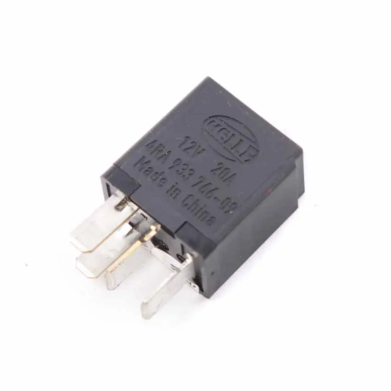  Fuse Relay Mercedes W176 W204 W246 4-Pin Unit Black Hella - SKU A0009827723 - Part number A0009827723