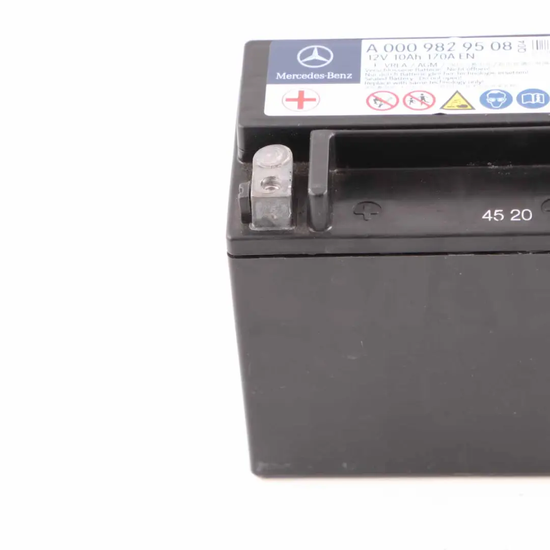 Mercedes W205 W213 10Ah 170A Batería Auxiliar Generador Adicional - SKU A0009829508 - Número de pieza A0009829508