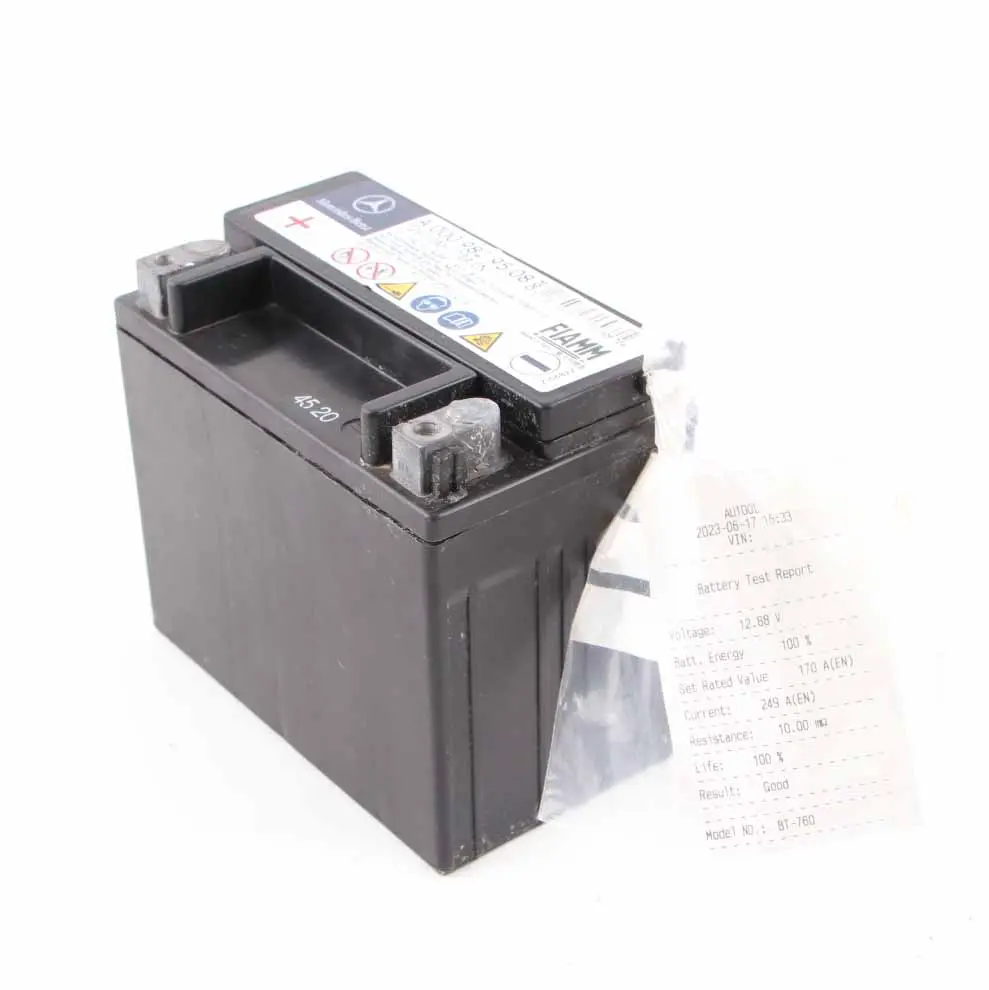 Mercedes W205 W213 10Ah 170A Auxiliary Additional Generator Battery - SKU A0009829508 - Numéro de pièce A0009829508