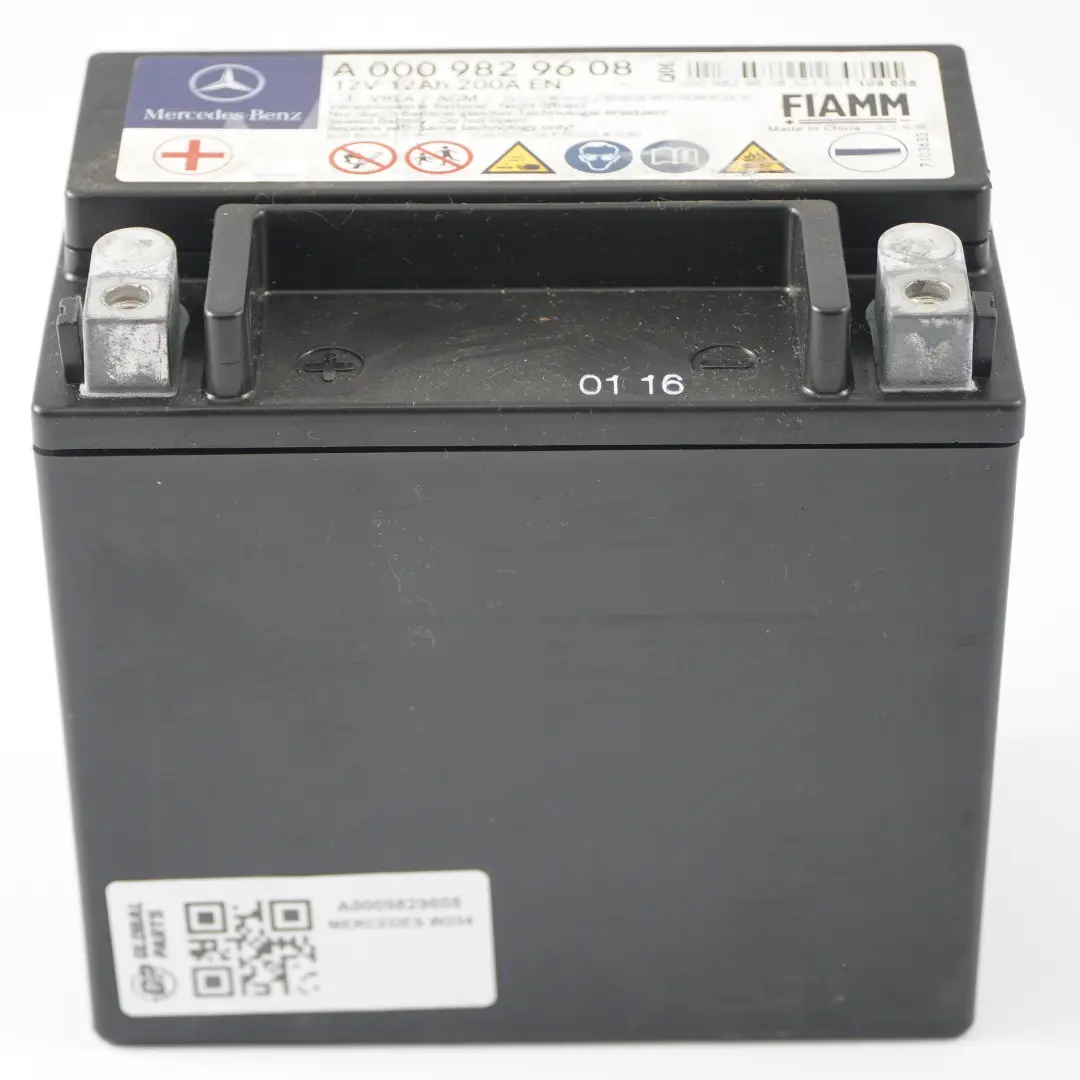 Auxiliary Additional Generator Battery Mercedes W204 W212 W222 - SKU A0009829608 - Part number A0009829608