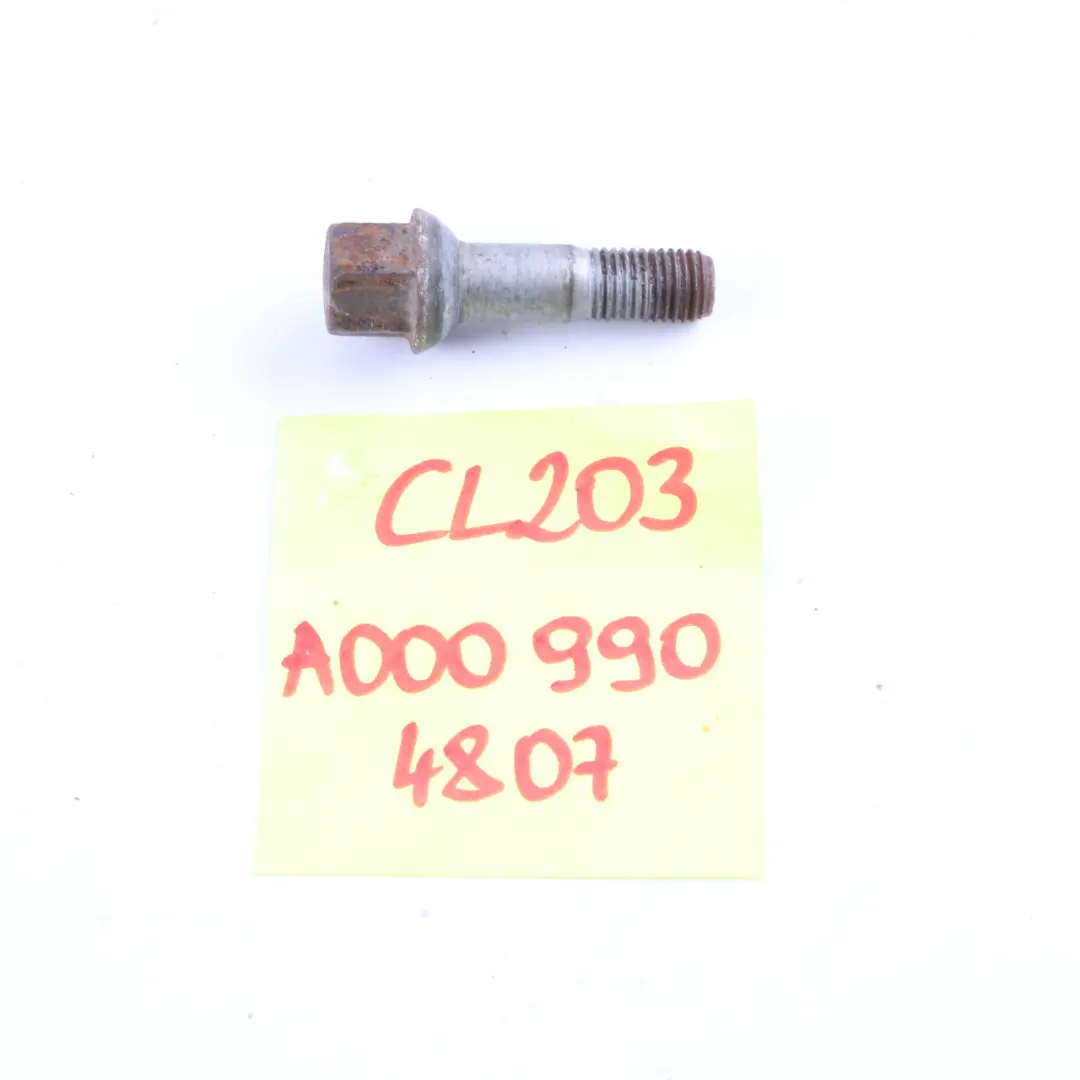 Alloy Stud W208 W210 M12X1 to Mercedes W202 W203 Wheel Bolt with Part number A0009904807 Mercedes W202 W203 Wheel Bolt Alloy Stud W208 W210 M12X1 - SKU A0009904807 - Part number A0009904807
