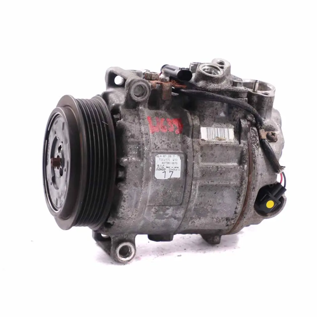 Air Conditioning Compressor Mercedes W639 W906 Air Con A/C Pump - SKU A0012301711 - Part number A0012301711
