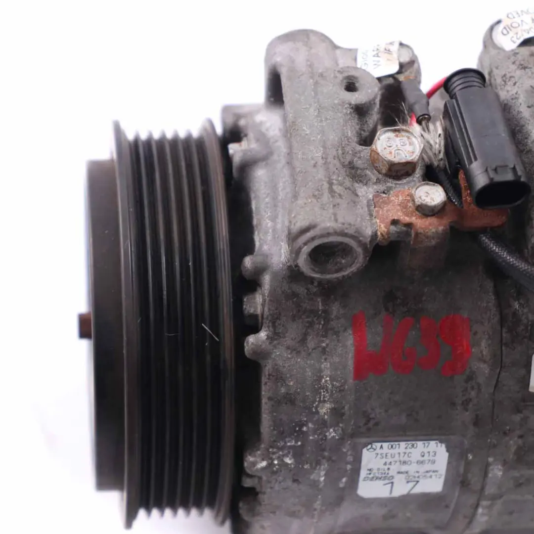 Air Conditioning Compressor Mercedes W639 W906 Air Con A/C Pump - SKU A0012301711 - Part number A0012301711