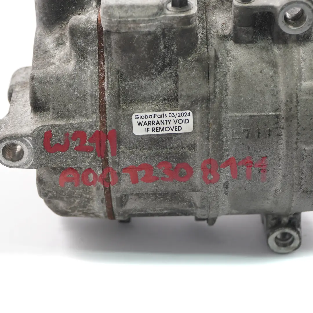 Sprężarka Kompresor Klimatyzacji do Mercedes W211 C219 o numerze A0012308111 Mercedes W211 C219 Sprężarka Kompresor Klimatyzacji - SKU A0012308111 - Numer Części A0012308111