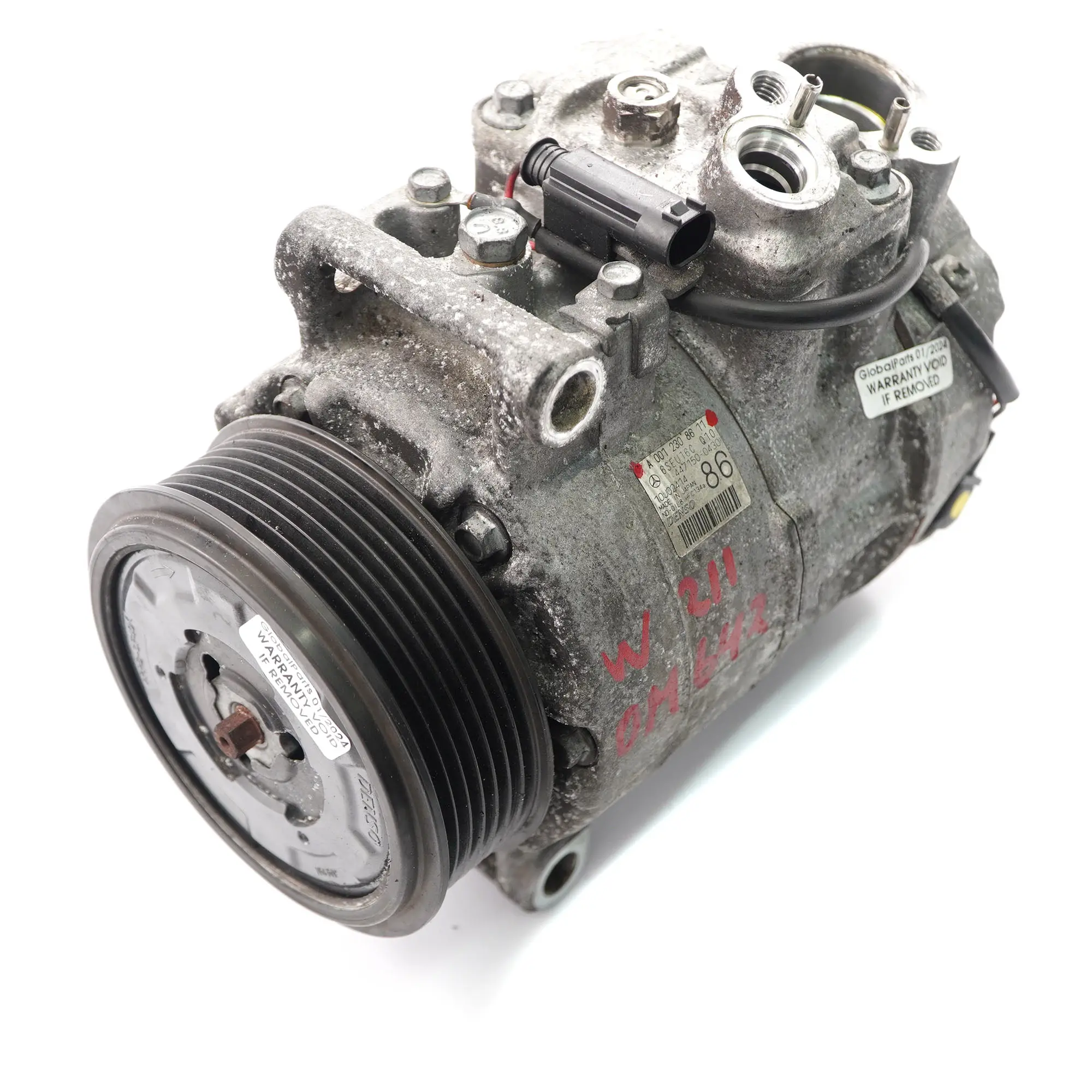 Mercedes W211 OM642 Aria Condizionata Compressore Refrigerante Pompa A0012308611