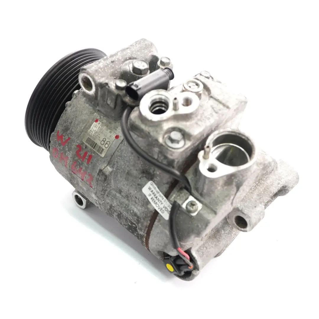 Mercedes W211 OM642 Air Conditioning Refrigerant Compressor A/C Pump - SKU A0012308611 - Part number A0012308611