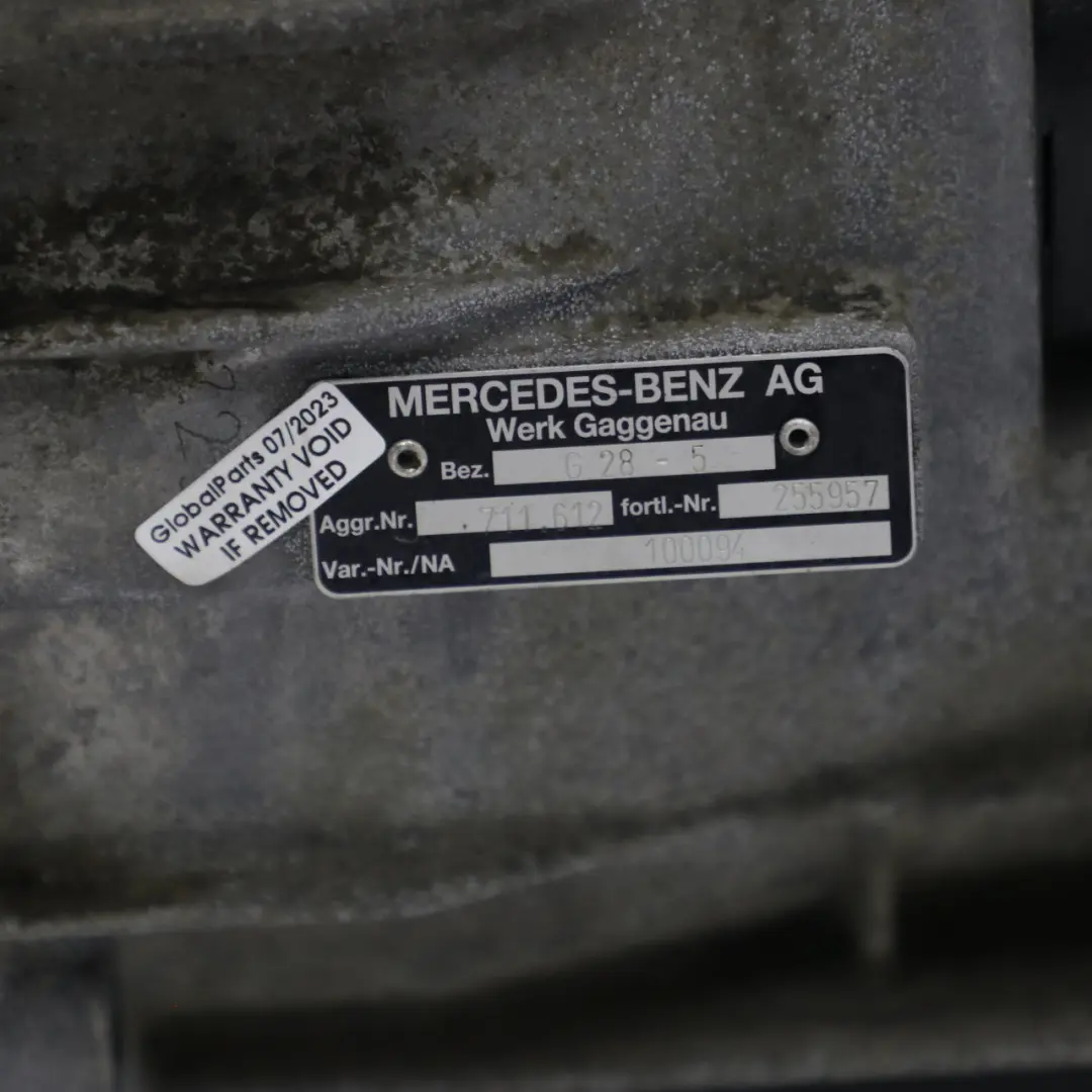 Mercedes Sprinter W901 W903 Cambio Manuale 711612 711.612 GARANZIA - SKU A0012603600 - Numero di parte A0012603600