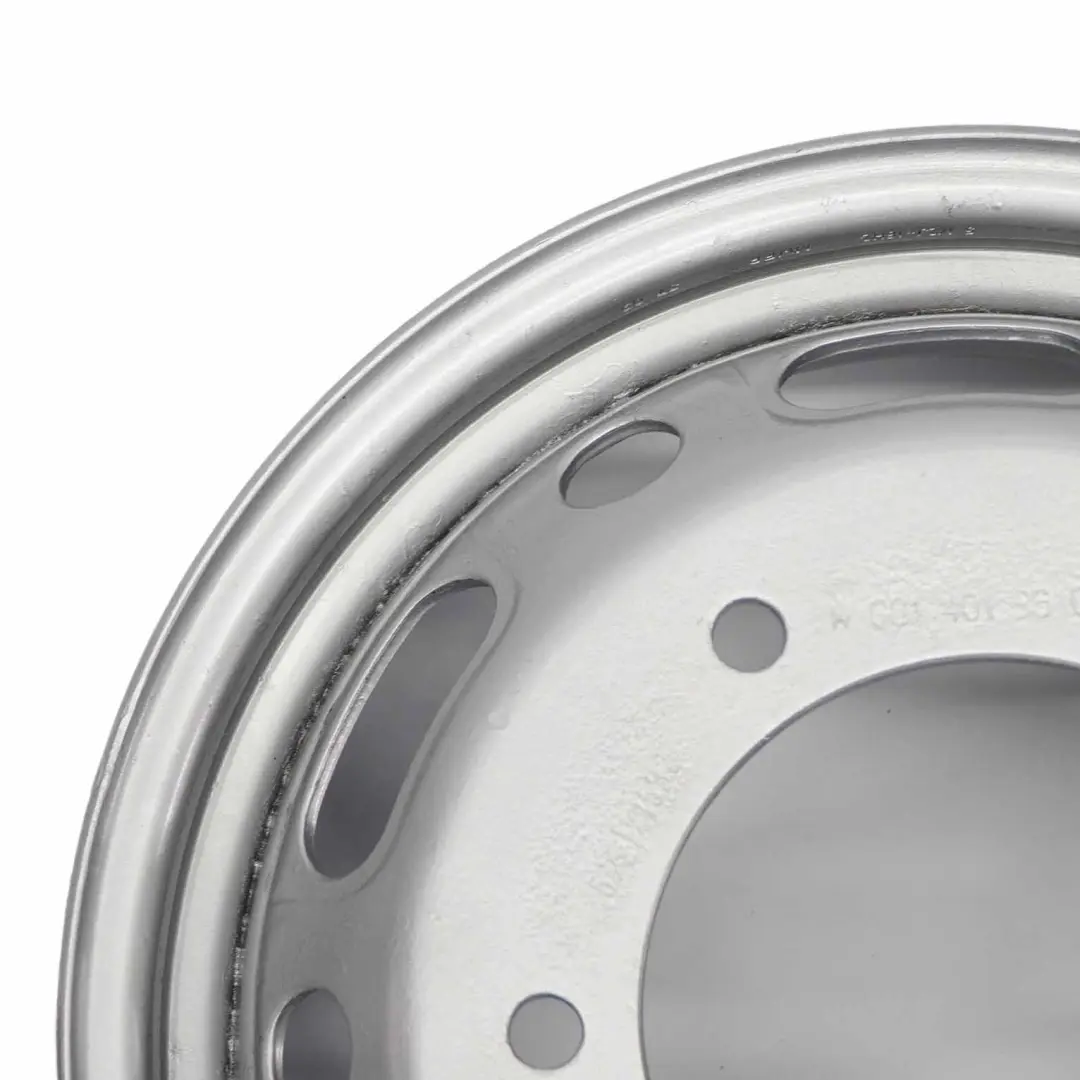 Argento Cerchio in acciaio 16" 5,5J ET:109,5 per Mercedes Sprinter W906 con numero di parte A0014013602 Mercedes Sprinter W906 Argento Cerchio in acciaio 16" 5,5J ET:109,5 - SKU A0014013602 - Numero di parte A0014013602