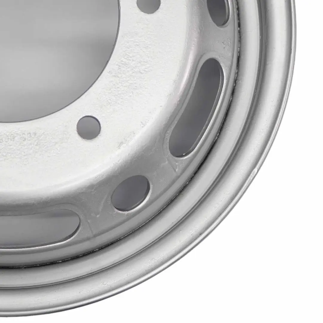 Llanta de acero plateada 16" 5,5J ET:109,5 para Mercedes Sprinter W906 con número de pieza A0014013602 Mercedes Sprinter W906 Llanta de acero plateada 16" 5,5J ET:109,5 - SKU A0014013602 - Número de pieza A0014013602