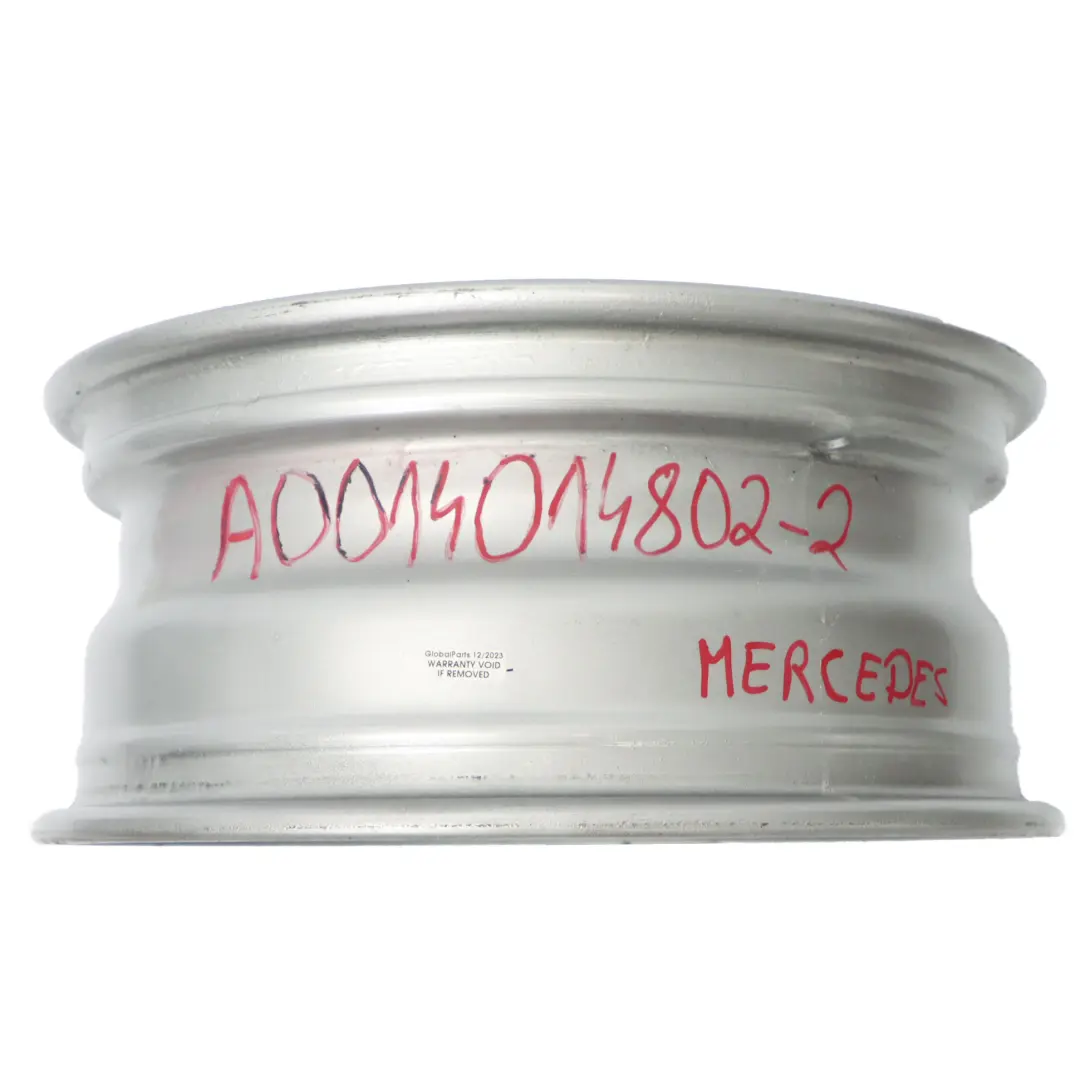 Llanta de acero plateada 16" 6,5J ET:62 para Mercedes Sprinter W906 con número de pieza A0014014802 Mercedes Sprinter W906 Llanta de acero plateada 16" 6,5J ET:62 - SKU A0014014802-2 - Número de pieza A0014014802