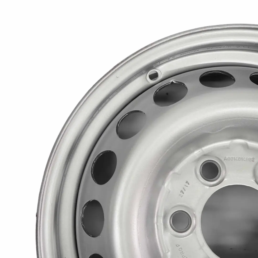 Mercedes Sprinter W906 Jante en acier argenté 16" 6,5J ET:62 - SKU A0014014802 - Numéro de pièce A0014014802