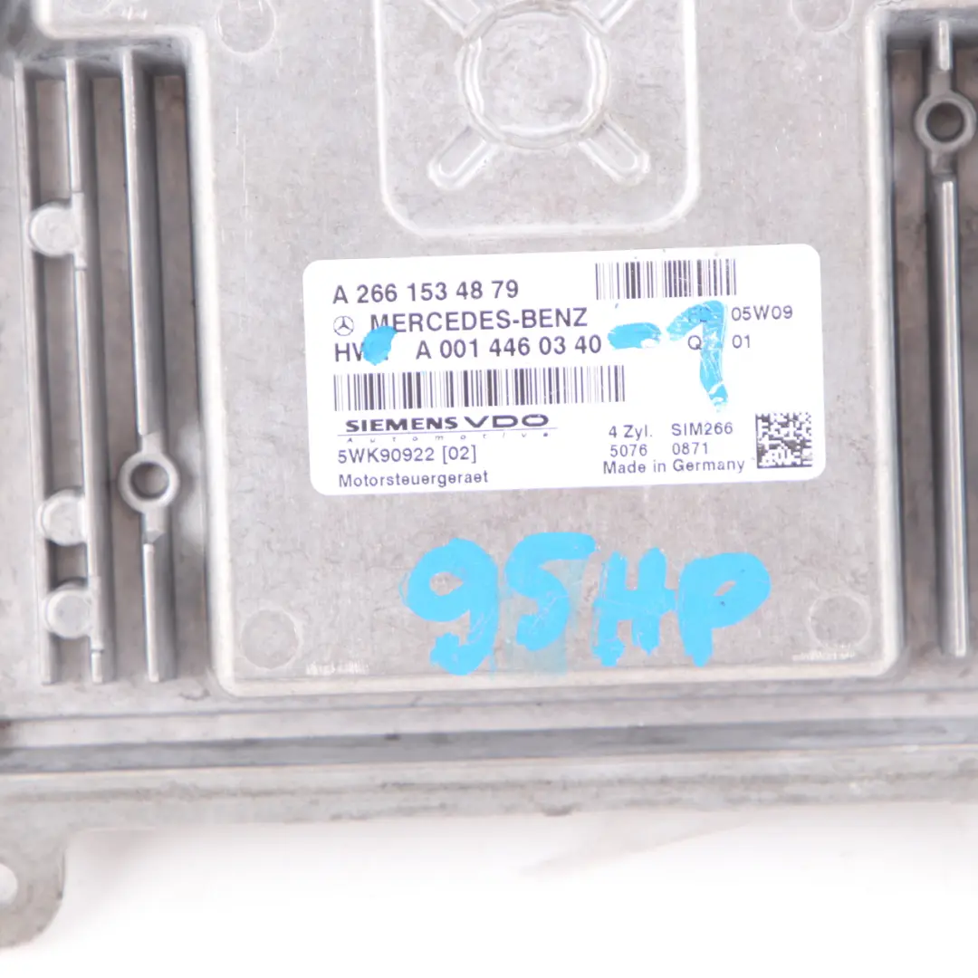 Mercedes W169 A150 M266.920 95HP Engine Control Unit ECU Kit Key - SKU A0014460340-1 - Part number A0014460340