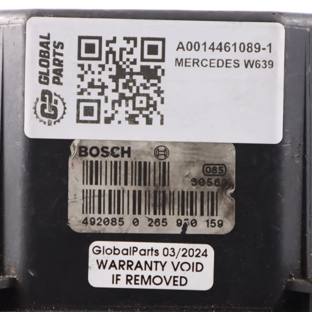 ABS ESP Unidad Bomba Hidráulica Freno A0004466689 para Mercedes Vito Viano W639 con número de pieza A0004461089 Mercedes Vito Viano W639 ABS ESP Unidad Bomba Hidráulica Freno A0004466689 - SKU A0014461089-1 - Número de pieza A0004461089