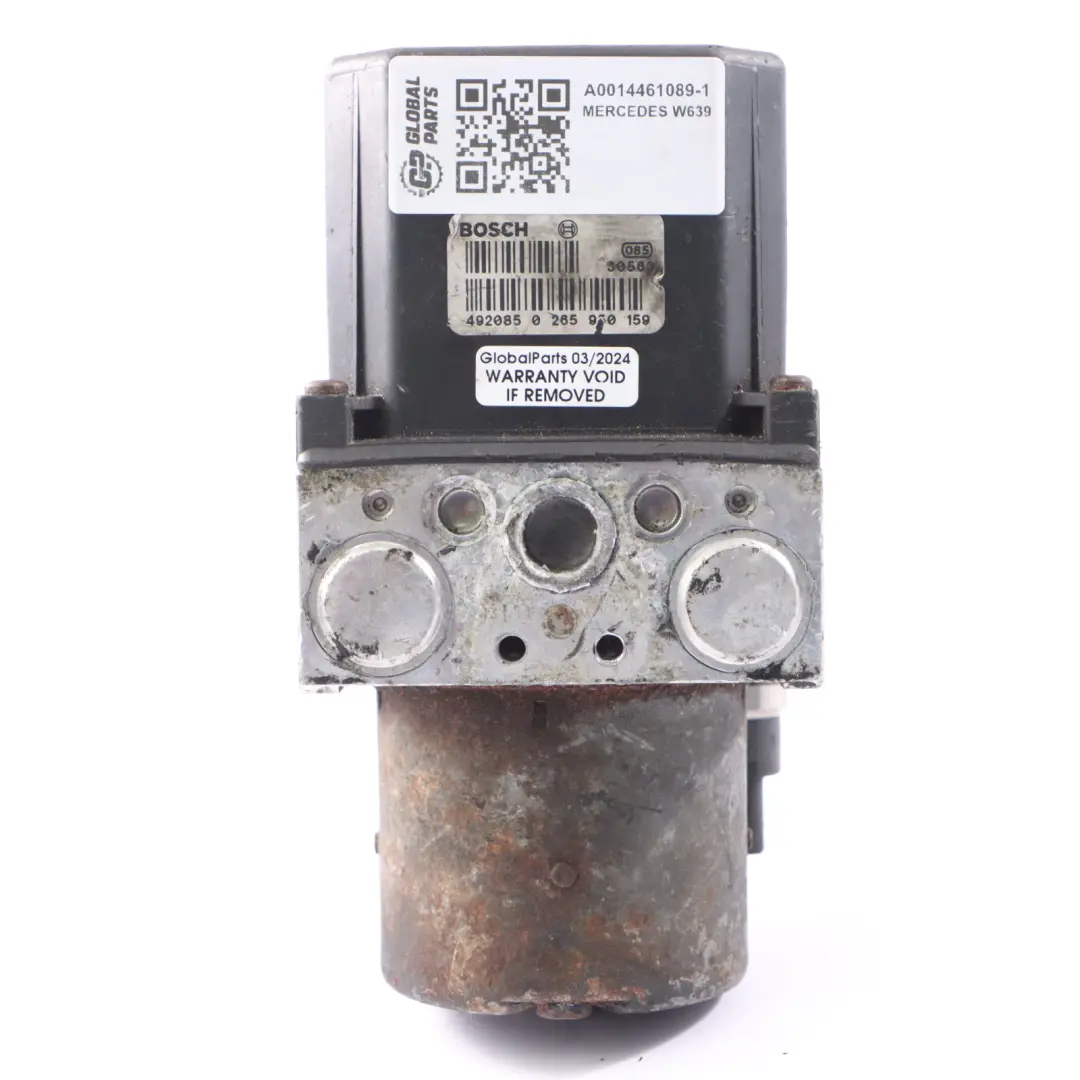 Mercedes Vito W639 Hydraulikblock Aggregat ABS ESP Pumpe A0004466689 - SKU A0014461089-1 - Teilenummer A0004461089