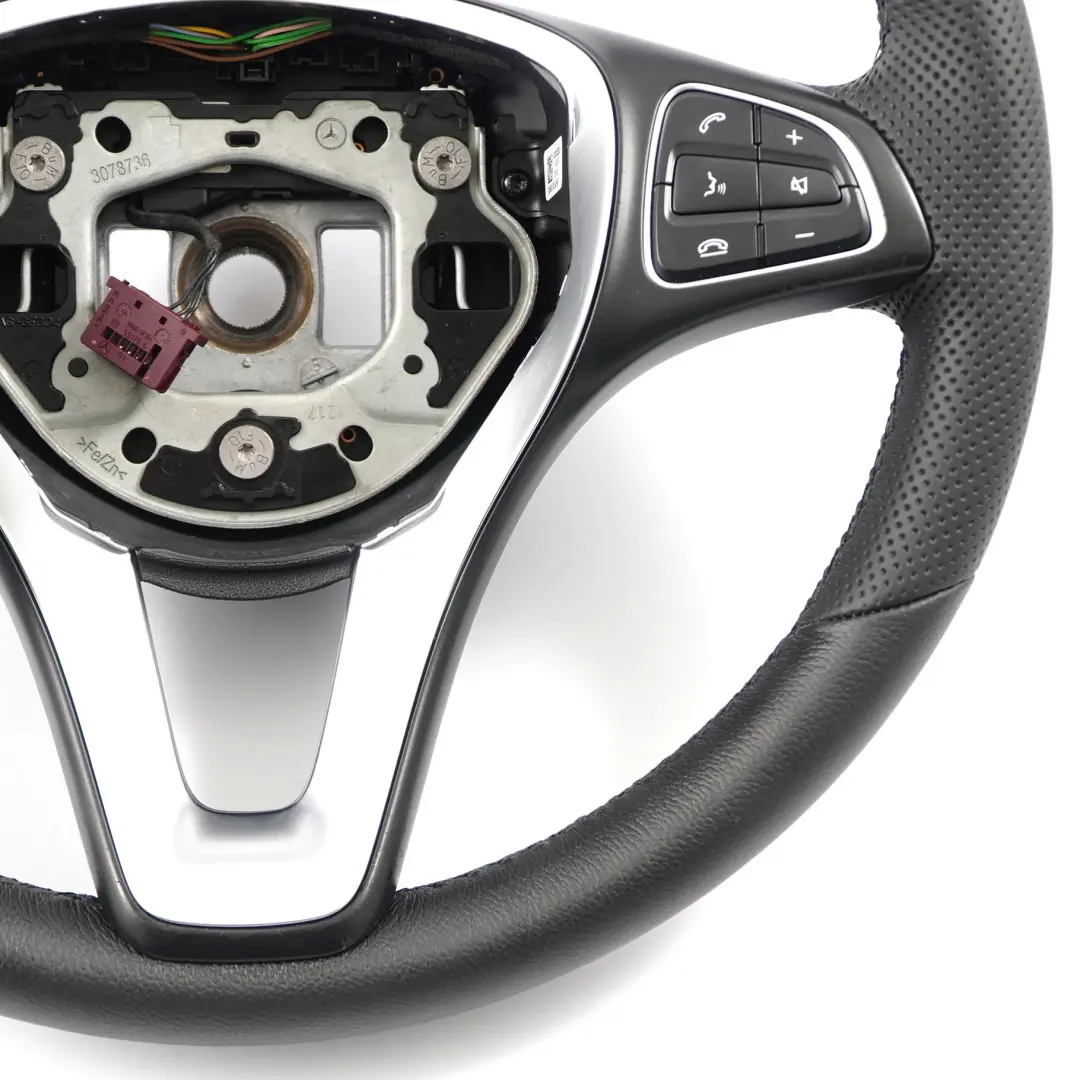Mercedes W176 W246 NEU Schwarz Leder Lederlenkrad Multifunktion - SKU A0014608803-1 - Teilenummer A0014608803