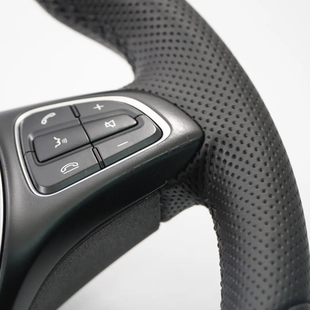 Leather Steering Wheel Multifunction to Mercedes W176 W246 NEW Black with Part number A0014608803 Mercedes W176 W246 NEW Black Leather Steering Wheel Multifunction - SKU A0014608803-1 - Part number A0014608803