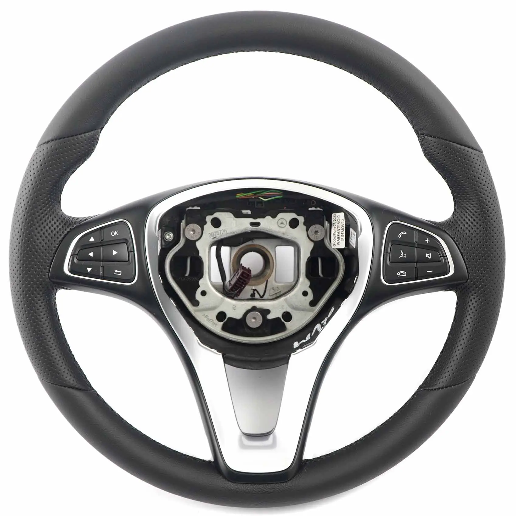 Mercedes W176 C117 NEU Schwarz Leder Lederlenkrad Multifunktion A0014609003