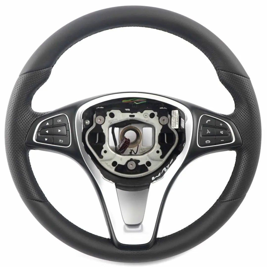 Mercedes W176 C117 NUEVO Volante de Cuero Negro Multifunción - SKU A0014609003-2 - Número de pieza A0014609003