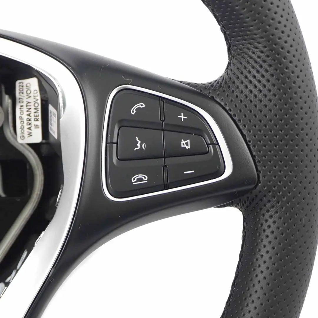 Leather Steering Wheel Multifunction to Mercedes W176 C117 NEW Black with Part number A0014609003 Mercedes W176 C117 NEW Black Leather Steering Wheel Multifunction - SKU A0014609003-2 - Part number A0014609003