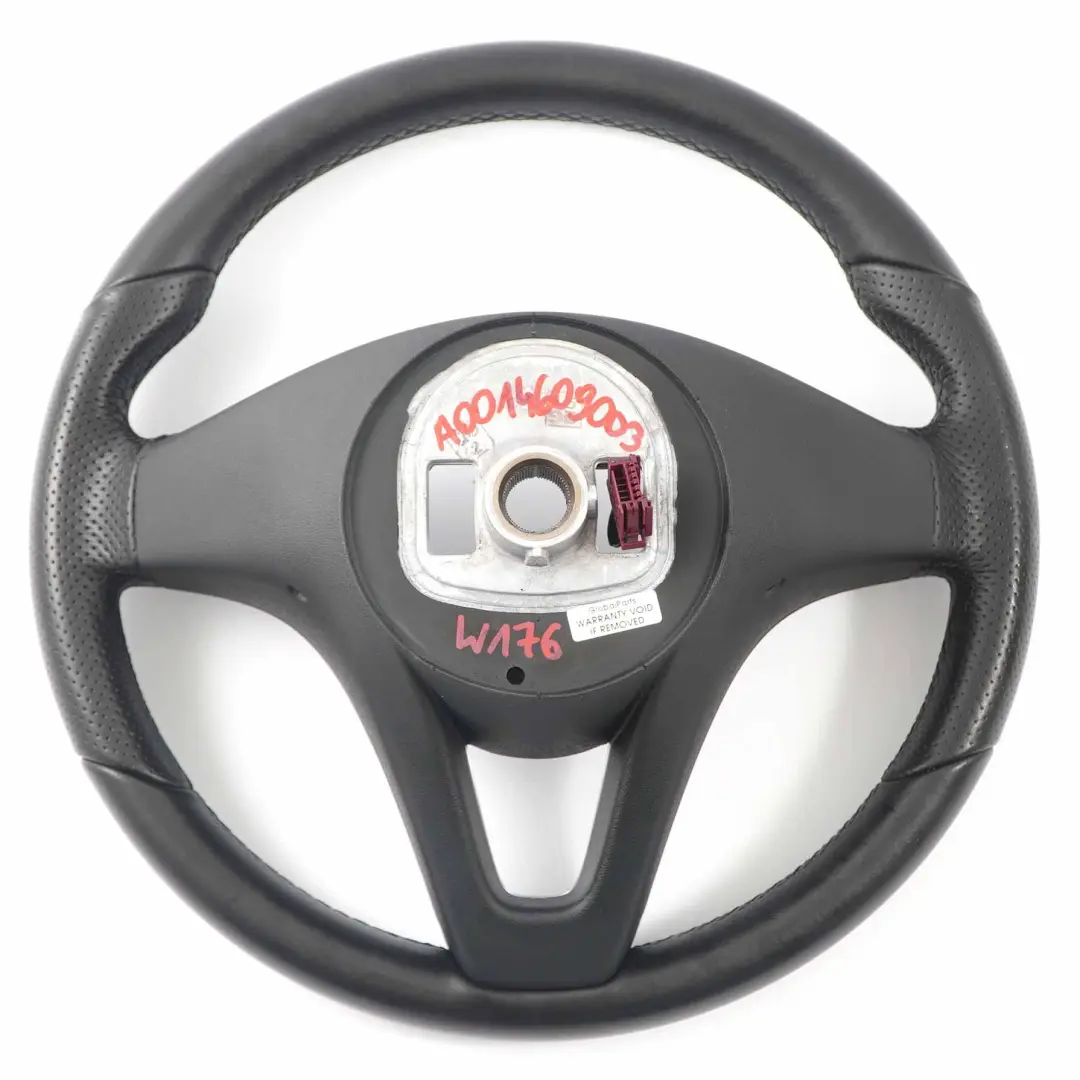 Cuero Negro Multifunción para Mercedes W176 W246 C117 Volante con número de pieza A0014609003 Mercedes W176 W246 C117 Volante Cuero Negro Multifunción - SKU A0014609003 - Número de pieza A0014609003