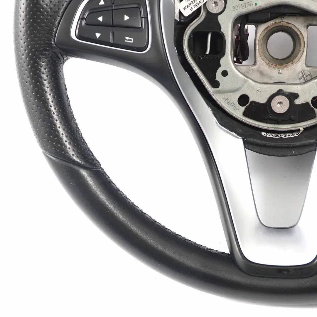 Cuero Negro Multifunción para Mercedes W176 W246 C117 Volante con número de pieza A0014609003 Mercedes W176 W246 C117 Volante Cuero Negro Multifunción - SKU A0014609003 - Número de pieza A0014609003